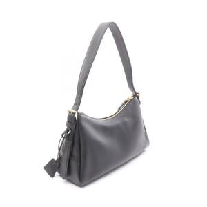 Prada Aime Shoulder Bag Leather Black
